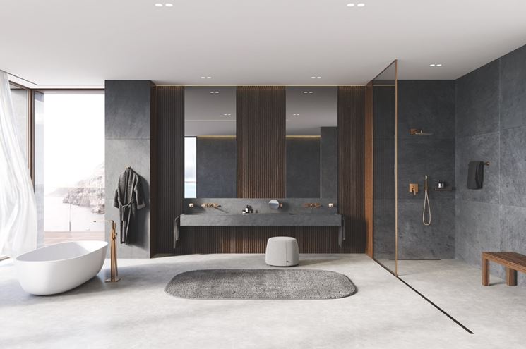 GROHE ALLURE sprchová podomietková batéria, pre 2 spotrebiče, brúsený warm sunset 29176DL1 Obrázek - fotka