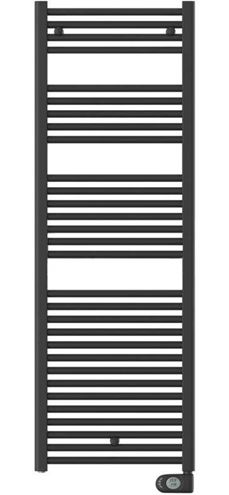 ZEHNDER AURA kúpeľňový radiátor 1466/600, elektrický, rovný, vrátane vykurovacej tyče 1000W, čierna RAL9005 PBEBZ-150-60/MQ Obrázek - Hlavní obrázek
