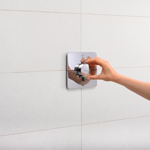 HANSGROHE SHOWER SELECT COMFORT Q podomietková termostatická batéria, pre 2 spotrebiče, chróm 15583000 Obrázek - fotka