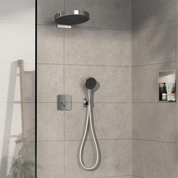 HANSGROHE SHOWER SELECT COMFORT Q podomietková termostatická batéria, pre 2 spotrebiče, chróm 15583000 Obrázek - fotka