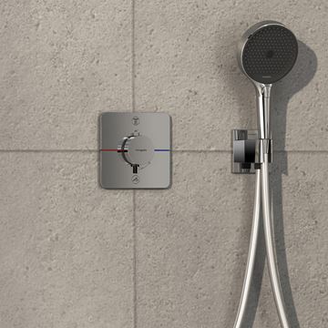 HANSGROHE SHOWER SELECT COMFORT Q podomietková termostatická batéria, pre 2 spotrebiče, chróm 15583000 Obrázek - fotka