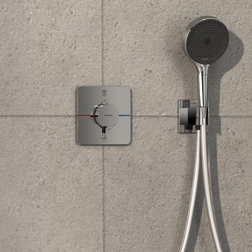 HANSGROHE SHOWER SELECT COMFORT Q podomietková termostatická batéria, pre 2 spotrebiče, chróm 15583000 Obrázek - fotka