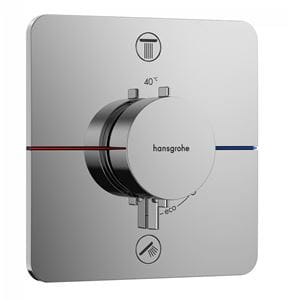 HANSGROHE SHOWER SELECT COMFORT Q podomietková termostatická batéria, pre 2 spotrebiče, chróm