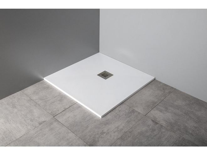 GELCO MITIA sprchová vanička 90x90 cm, liaty mramor, bez nožičiek PMB9090 Obrázek - fotka