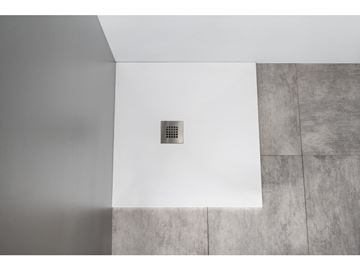 GELCO MITIA sprchová vanička 90x90 cm, liaty mramor, bez nožičiek PMB9090 Obrázek - fotka