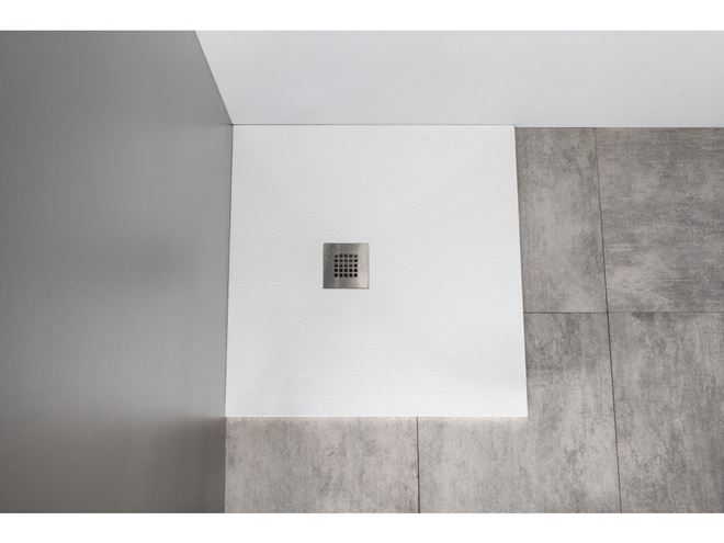GELCO MITIA sprchová vanička 90x90 cm, liaty mramor, bez nožičiek PMB9090 Obrázek - fotka