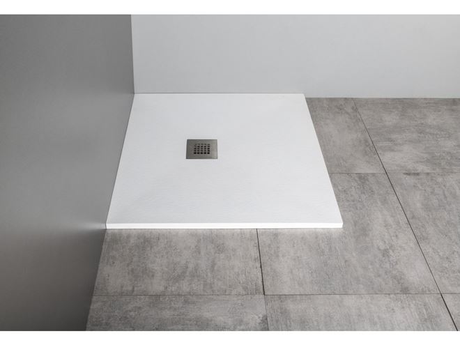 GELCO MITIA sprchová vanička 90x90 cm, liaty mramor, bez nožičiek PMB9090 Obrázek - fotka