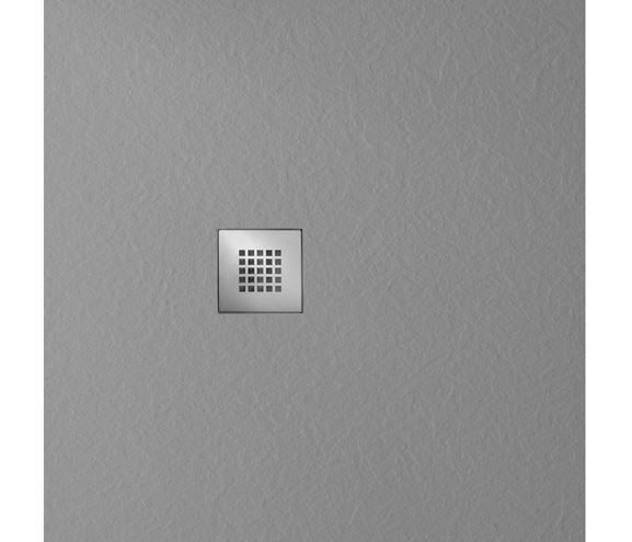 GELCO MITIA sprchová vanička 90x90 cm, liaty mramor, bez nožičiek, sivá PMS9090 Obrázek - Hlavní obrázek