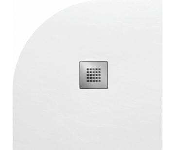 GELCO MITIA sprchová vanička 90x90 cm, R550, liaty mramor, bez nožičiek