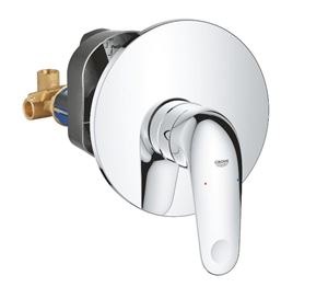 GROHE EUROECO sprchová podomietková batéria, s telesom, chróm