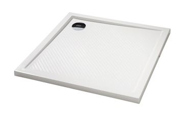HÜPPE PURANO sprchová vanička 90x90 cm, liaty mramor, bez nožičiek, s protišmykom 202161.055 Obrázek - fotka