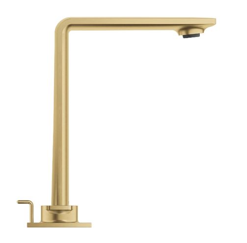 GROHE ALLURE umývadlová stojanková batéria, 3-otvorová, s odtokovou súpravou, Water Saving, brúsený cool sunrise 20188GN1 Obrázek - fotka