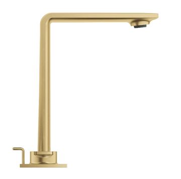GROHE ALLURE umývadlová stojanková batéria, 3-otvorová, s odtokovou súpravou, Water Saving, brúsený cool sunrise 20188GN1 Obrázek - fotka
