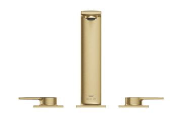GROHE ALLURE umývadlová stojanková batéria, 3-otvorová, s odtokovou súpravou, Water Saving, brúsený cool sunrise 20188GN1 Obrázek - fotka