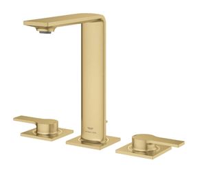 GROHE ALLURE umývadlová stojanková batéria, 3-otvorová, s odtokovou súpravou, Water Saving, brúsený cool sunrise