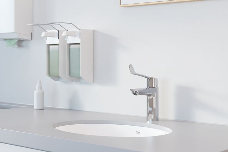 GROHE EUROSMART umývadlová stojanková batéria, Water Saving , chróm 23985003 Obrázek - fotka