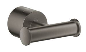 GROHE ATRIO dvojháčik na uteráky, brúsený hard graphite