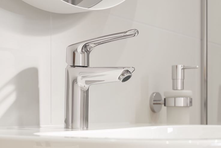 GROHE EUROSMART umývadlová stojanková batéria, Water Saving, chróm 23986003 Obrázek - fotka