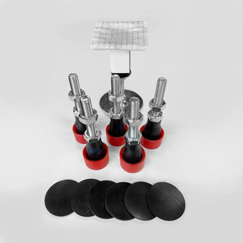 HÜPPE PURANO nožičky k vaničke 12-16 cm, set 6 ks 508059000 Obrázek - fotka