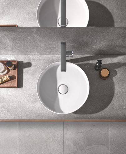 GROHE AIRIO umývadlová misa 45 cm, bez prepadu, PureGuard, alpská biela 3995800H Obrázek - fotka