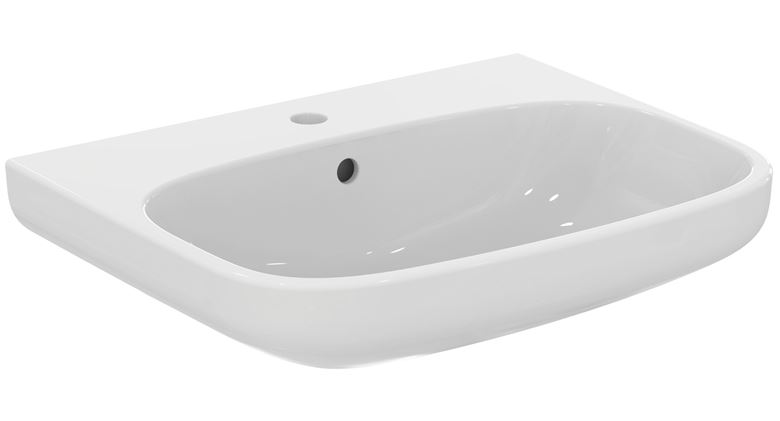 IDEAL STANDARD I.LIFE A umývadlo 60 cm, s otvorom pre batériu a prepadom T470501 Obrázek - Hlavní obrázek