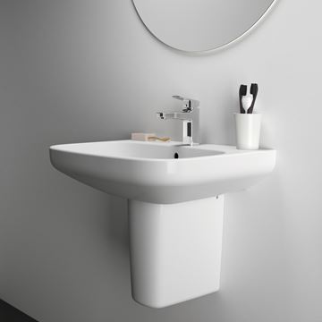 IDEAL STANDARD I.LIFE A umývadlo 60 cm, s otvorom pre batériu a prepadom T470501 Obrázek - fotka
