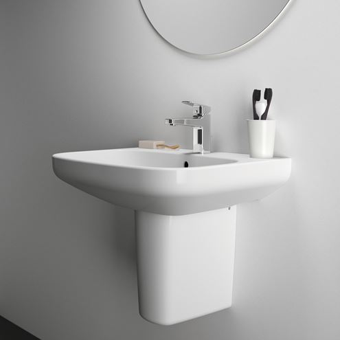 IDEAL STANDARD I.LIFE A umývadlo 60 cm, s otvorom pre batériu a prepadom T470501 Obrázek - fotka