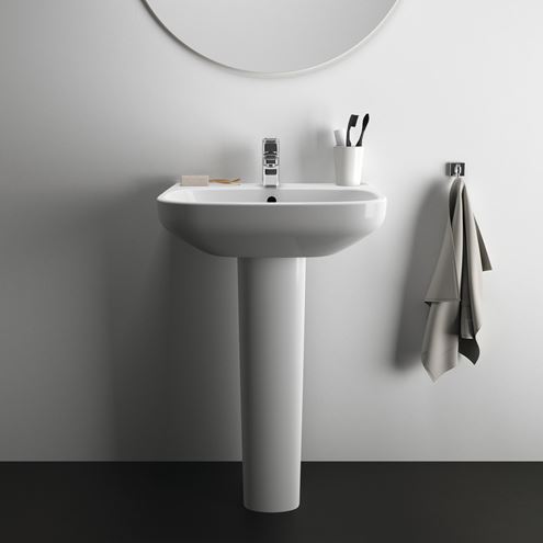IDEAL STANDARD I.LIFE A umývadlo 60 cm, s otvorom pre batériu a prepadom T470501 Obrázek - fotka