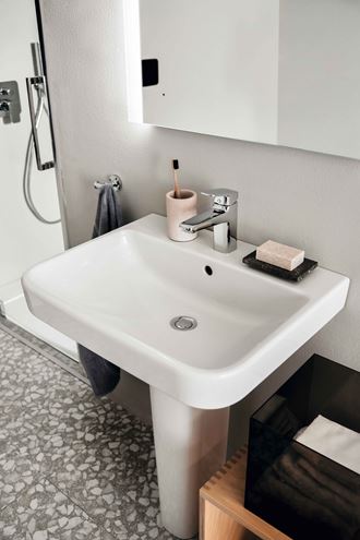 IDEAL STANDARD I.LIFE B umývadlo 60 cm, s otvorom pre batériu a prepadom T460701 Obrázek - fotka