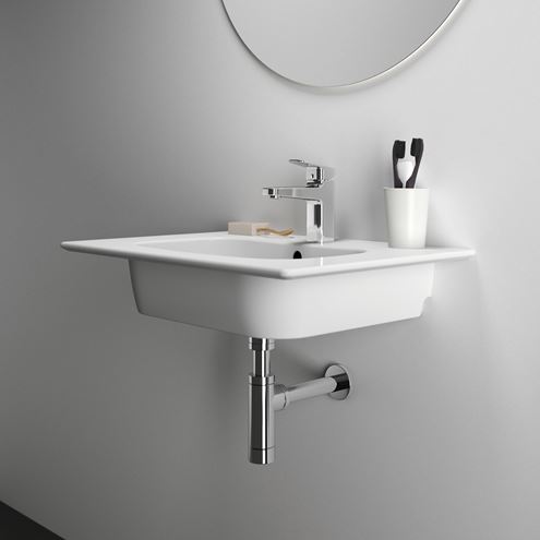 IDEAL STANDARD I.LIFE A umývadlo 64 cm, s otvorom pre batériu a prepadom T461901 Obrázek - fotka