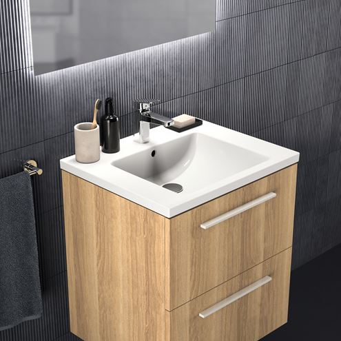 IDEAL STANDARD I.LIFE B umývadlo 61 cm, s otvorom pre batériu a prepadom T460501 Obrázek - fotka
