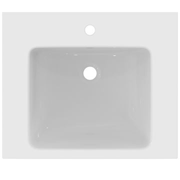 IDEAL STANDARD I.LIFE B umývadlo 61 cm, s otvorom pre batériu a prepadom T460501 Obrázek - fotka