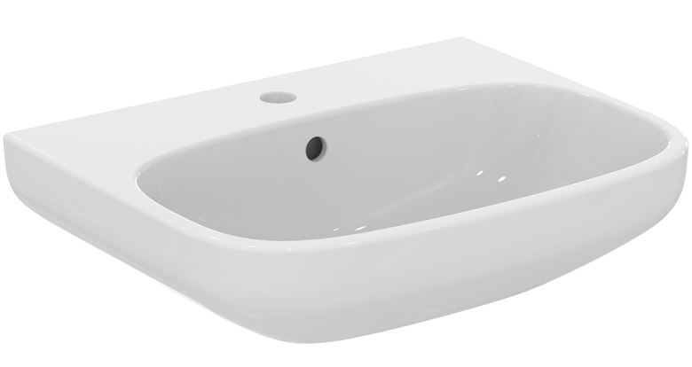IDEAL STANDARD I.LIFE A umývadlo 55 cm, s otvorom pre batériu a prepadom T470601 Obrázek - Hlavní obrázek