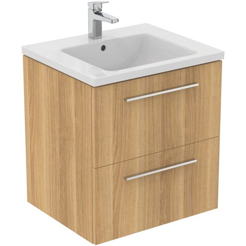 IDEAL STANDARD I.LIFE B skrinka pod umývadlo 60x50,5x63 cm, 2 zásuvky, prírodný dub T5270NX Obrázek - fotka