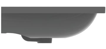 IDEAL STANDARD I.LIFE B umývadlo 61 cm, s otvorom pre batériu a prepadom, lesklá šedá T460558 Obrázek - fotka