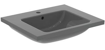 IDEAL STANDARD I.LIFE B umývadlo 61 cm, s otvorom pre batériu a prepadom, lesklá šedá