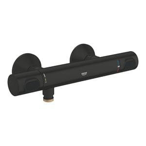 GROHE GROHTHERM 500 sprchová nástenná termostatická batéria, Water Saving, matná čierna