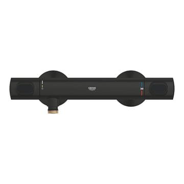 GROHE GROHTHERM 500 sprchová nástenná termostatická batéria, Water Saving, matná čierna 347932430 Obrázek - fotka