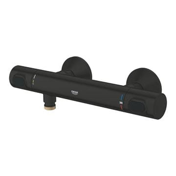 GROHE GROHTHERM 500 sprchová nástenná termostatická batéria, Water Saving, matná čierna 347932430 Obrázek - fotka