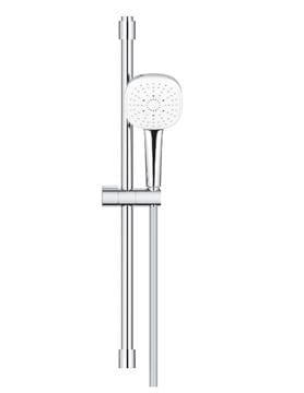 GROHE TEMPESTA CUBE 110 sprchová súprava 3-dielna, ručná sprcha 110x110 mm, 3 prúdy, hadica, tyč, chróm 27786003 Obrázek - fotka