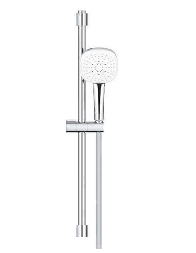 GROHE TEMPESTA CUBE 110 sprchová súprava 3-dielna, ručná sprcha 110x110 mm, 3 prúdy, hadica, tyč, chróm 27786003 Obrázek - fotka