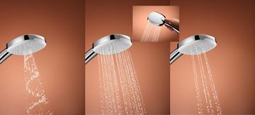 GROHE TEMPESTA CUBE 110 sprchová súprava 3-dielna, ručná sprcha 110x110 mm, 3 prúdy, hadica, tyč, chróm 27786003 Obrázek - fotka