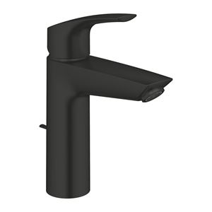 GROHE EUROSMART umývadlová stojanková batéria, s odtokovou súpravou, matná čierna