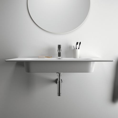 IDEAL STANDARD I.LIFE A umývadlo 104 cm, s otvorom pre batériu a prepadom T462101 Obrázek - fotka