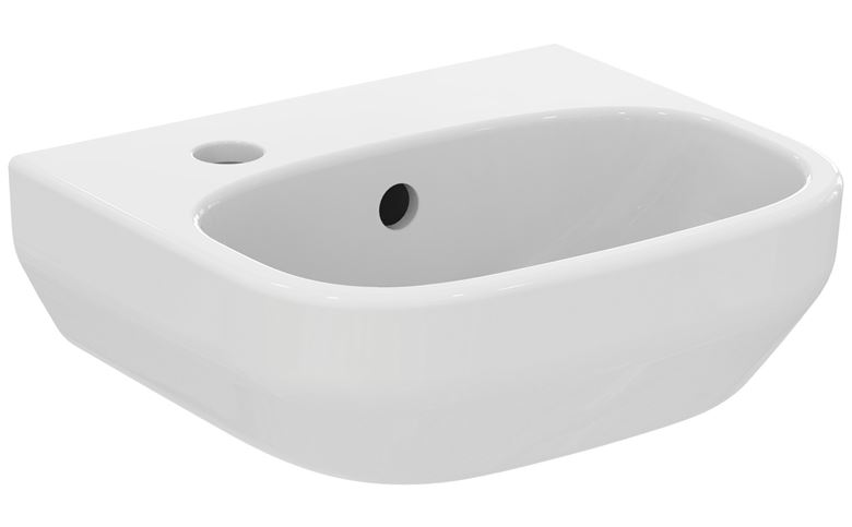 IDEAL STANDARD I.LIFE A umývadlo 35 cm, s otvorom vľavo pre batériu a prepadom T470901 Obrázek - Hlavní obrázek