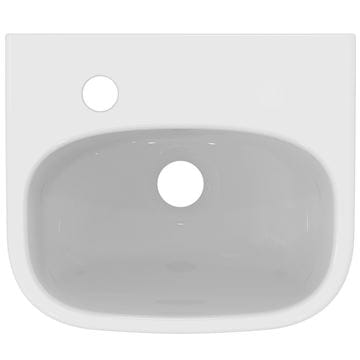 IDEAL STANDARD I.LIFE A umývadlo 35 cm, s otvorom vľavo pre batériu a prepadom T470901 Obrázek - fotka