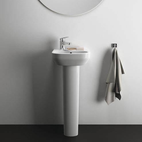IDEAL STANDARD I.LIFE A umývadlo 35 cm, s otvorom vľavo pre batériu a prepadom T470901 Obrázek - fotka
