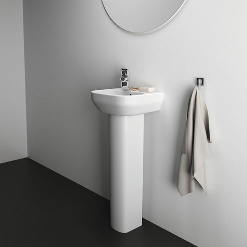 IDEAL STANDARD I.LIFE A umývadlo 35 cm, s otvorom vľavo pre batériu a prepadom T470901 Obrázek - fotka