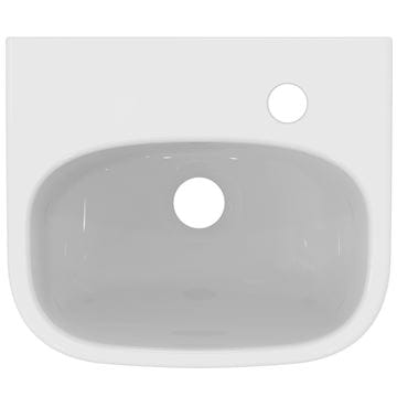 IDEAL STANDARD I.LIFE A umývadlo 35 cm, s otvorom vpravo pre batériu a prepadom T471001 Obrázek - fotka