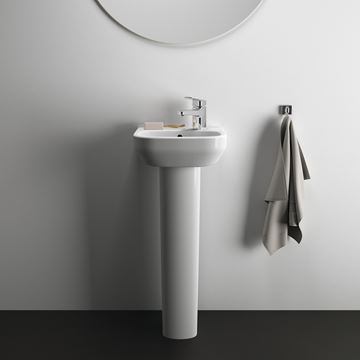 IDEAL STANDARD I.LIFE A umývadlo 35 cm, s otvorom vpravo pre batériu a prepadom T471001 Obrázek - fotka